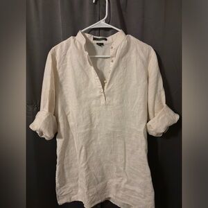 Ralph Lauren 100% linen blouse M